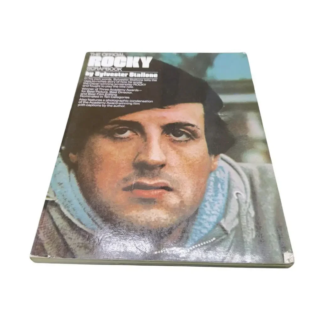 The Official Rocky Scrapbook by Sylvester Stallone 1977 First Printing Paperback